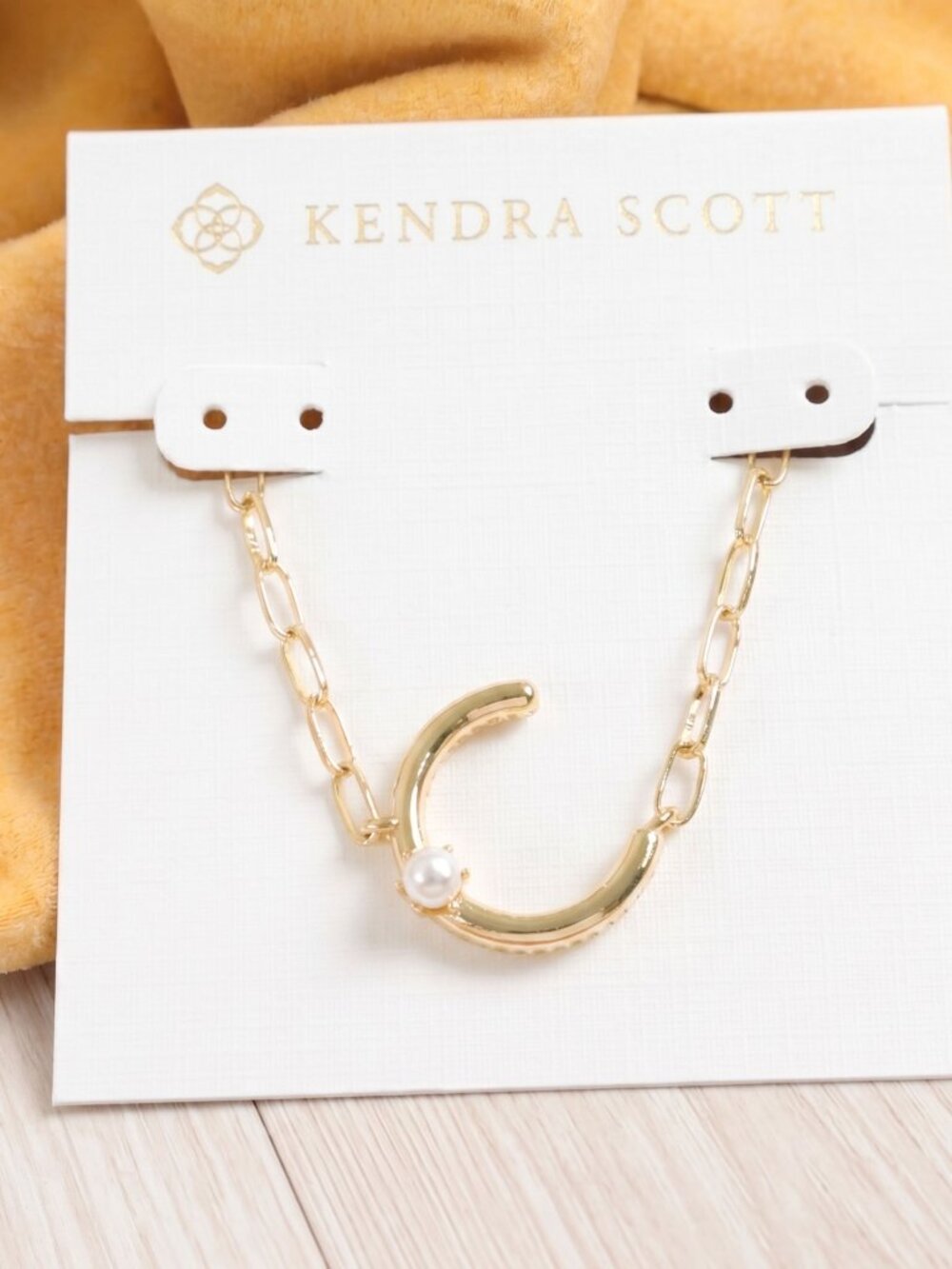 Kendra Scott Letter C Gold Necklace Gold NEW
